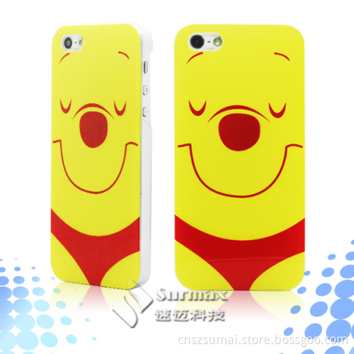 Mobile Phone Plastic Hard Cover Case for iPhone5/5s with Bright Color